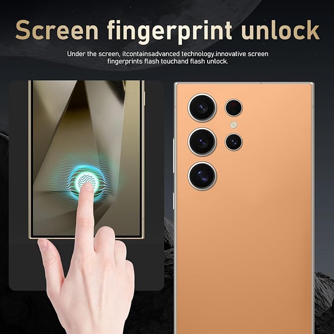 I24 Ultra 5G Unlocked Smartphone,6GB+256GB Built in Pen with128GB Memory Card cell phone Android 13, 6.8